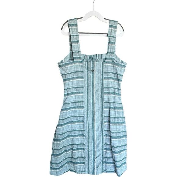 Womens Roxy Sweeter Sleeveless Striped Button Down Weekender Dress - Sz XS - Picture 6 of 6